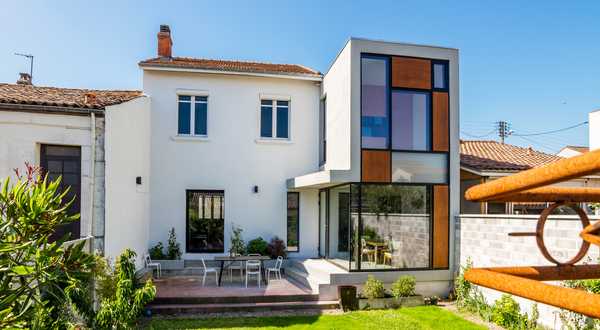 Extension d'une maison de ville réalisée par un architecte à Annecy