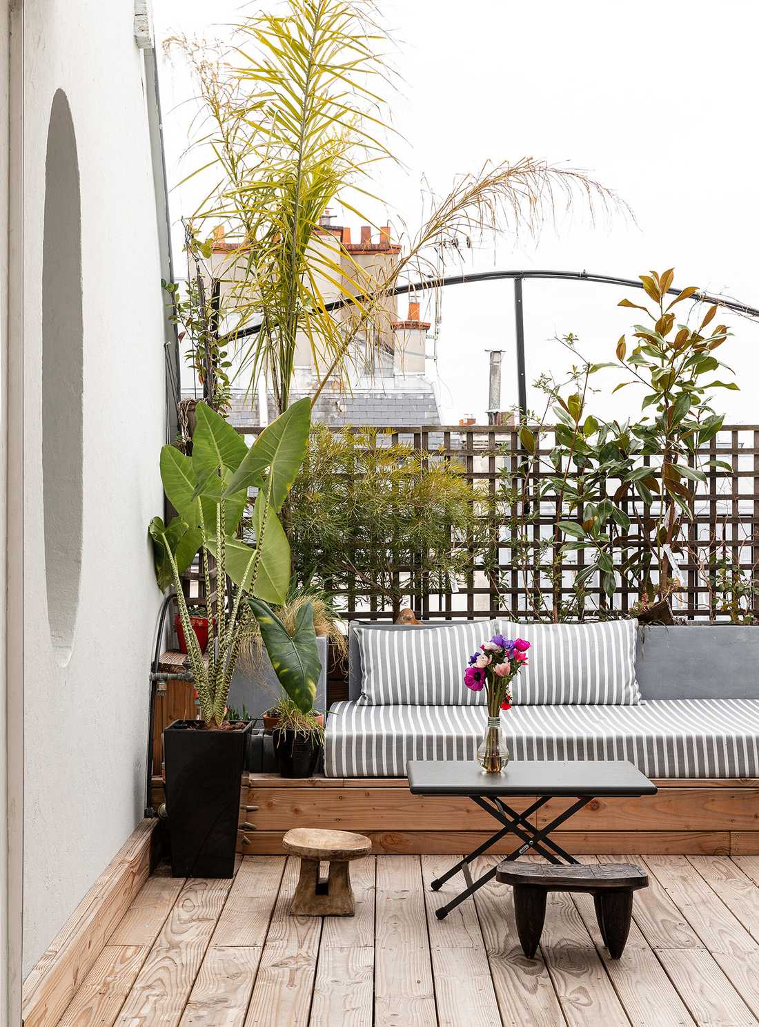 Terrasse de l'appartement à Annecy