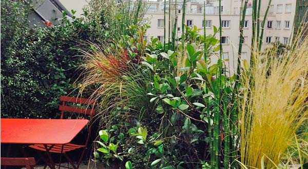 Avant aprés de la rénovation d'une terrasse sur un toit en zinc dans un appartement à Annecy