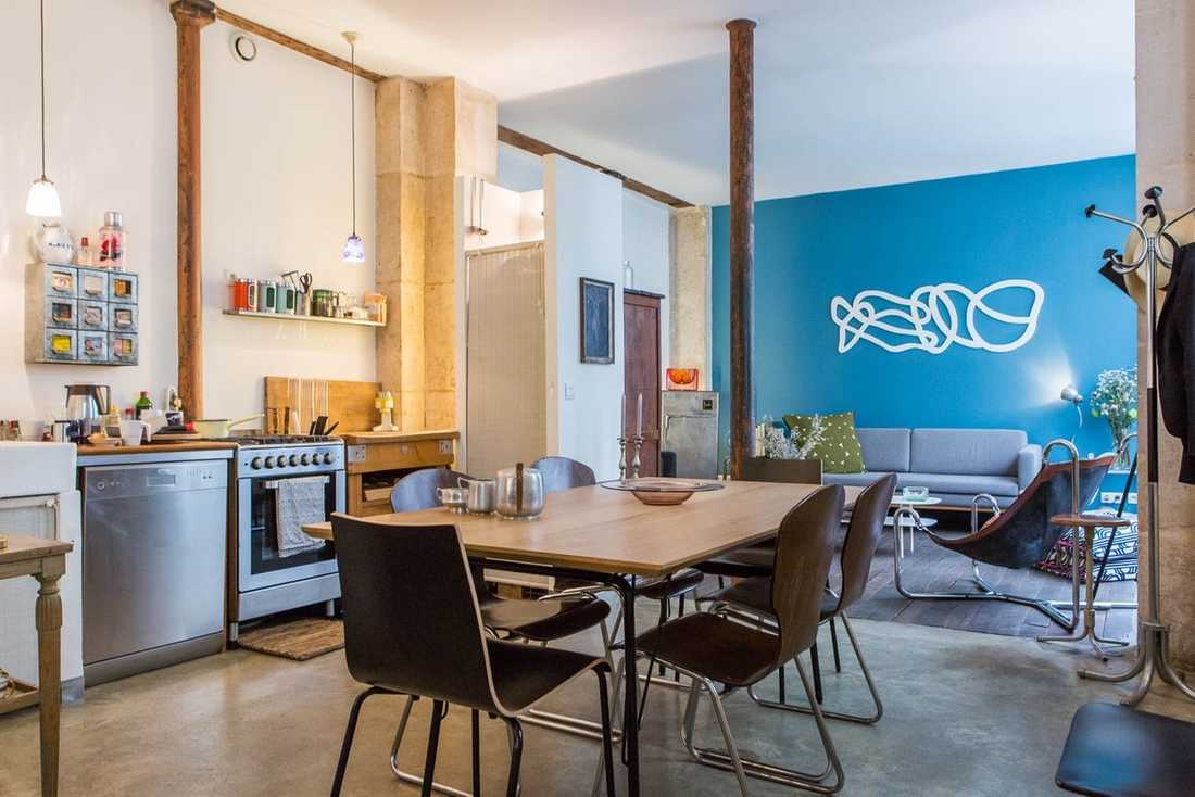 Relooking d'un appartement loft par un décorateur d'intérieur à Annecy