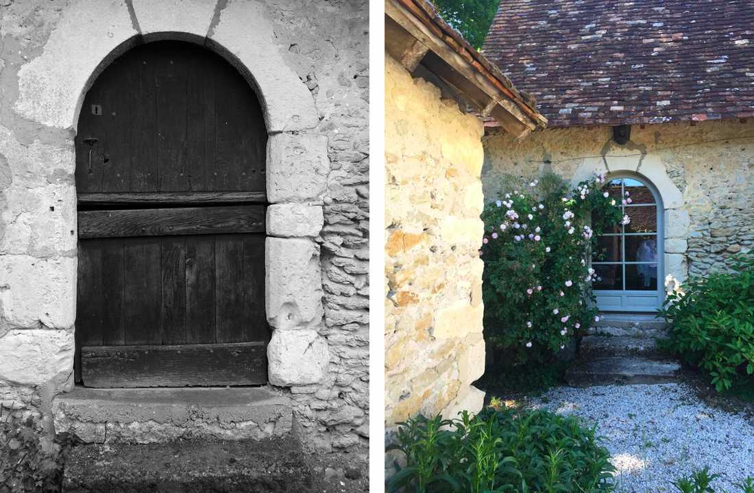 Restauration d'un ensemble de batiments du 16e siècle par un jardinier paysagiste dans le nord des Alpes et à la frontière suisse