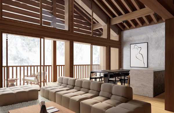 Modernisation d’un appartement duplex sous les combles par un architecte à Annecy