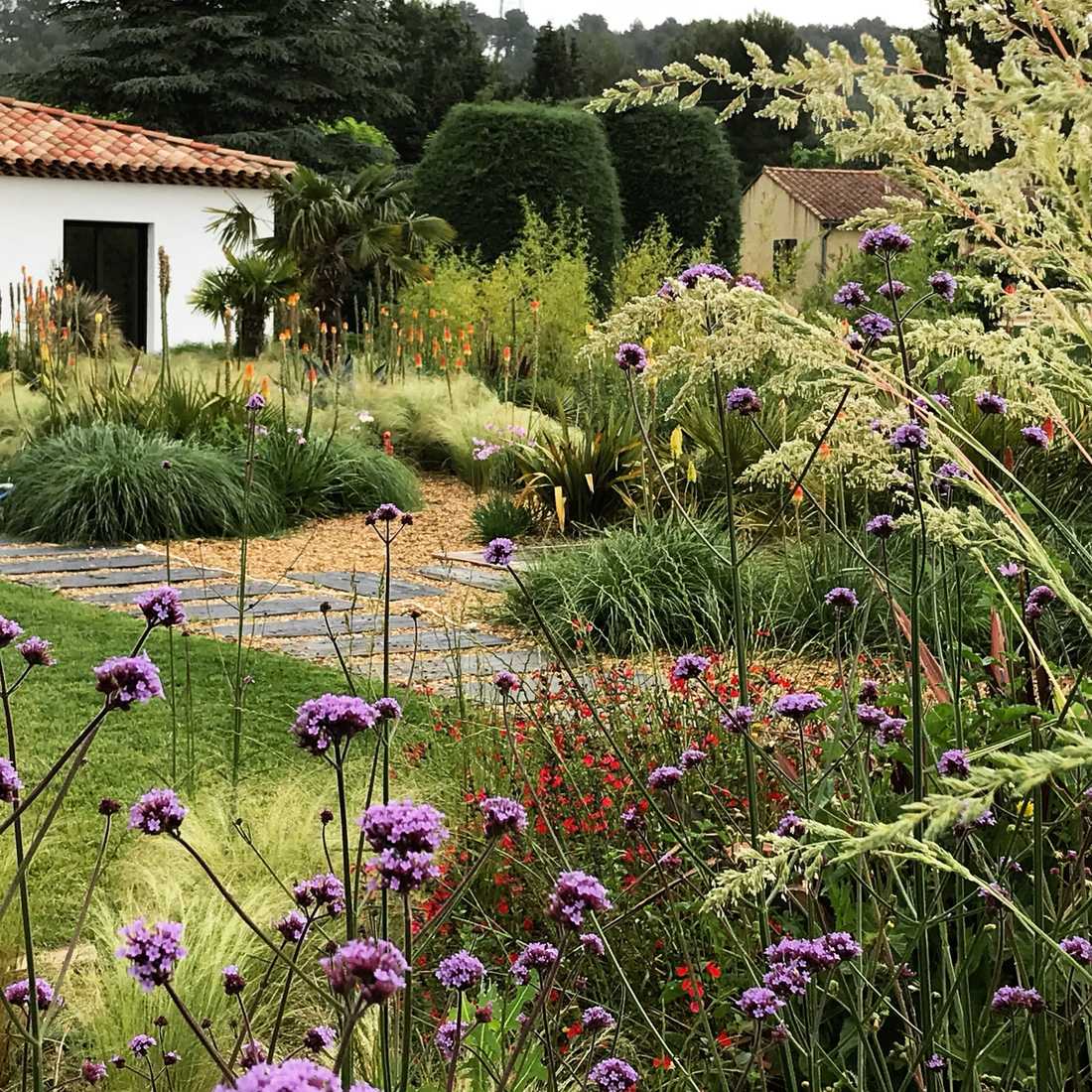 Ambiance d'un jardin mediterrannéen