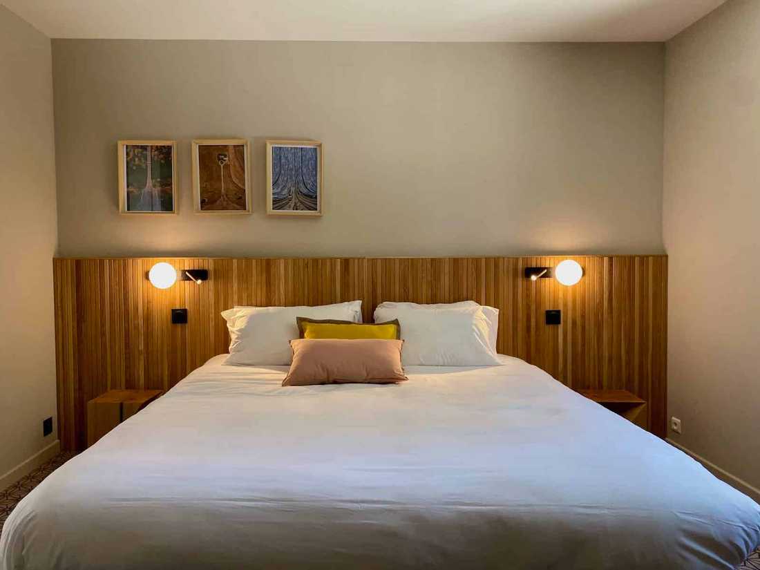 Aménagement d'un hôtel 4 étoiles ecolodge - chambre double