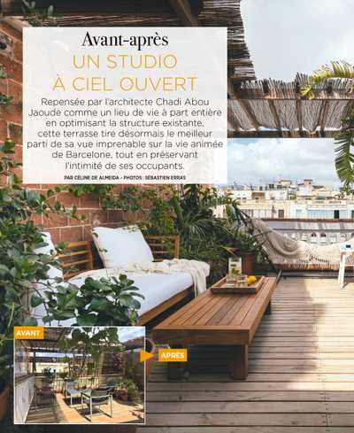 Article du magazine Maison & Travaux sur la transformation d'une villa contemporaine