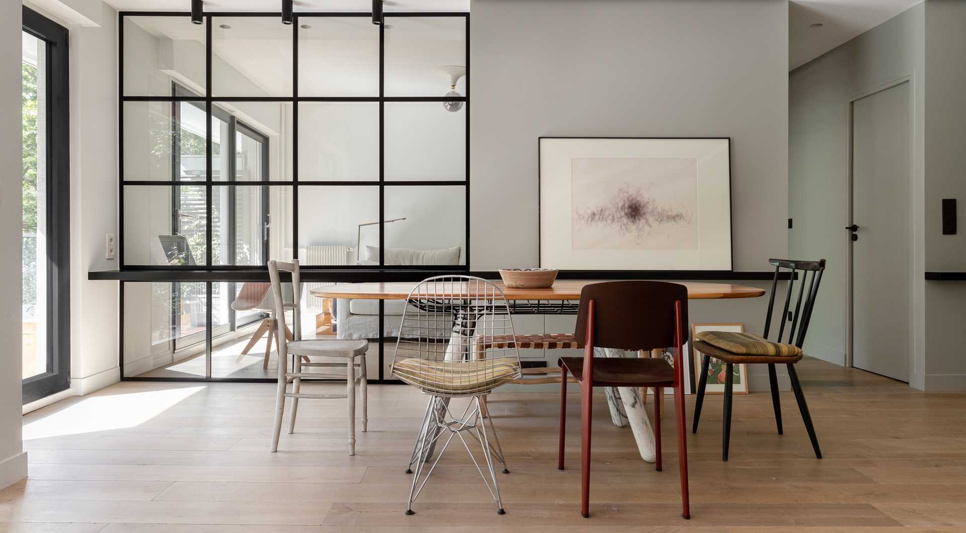 Interior decoration of a living room in Annecy