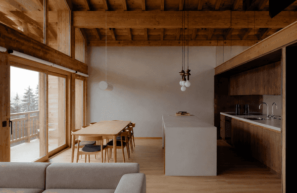 Modernisation d’un appartement duplex sous les combles par un architecte à Annecy