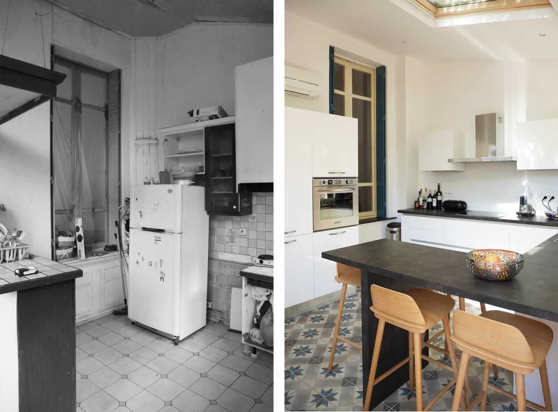 Rénovation de la cuisine d'une maison de ville à Annecy